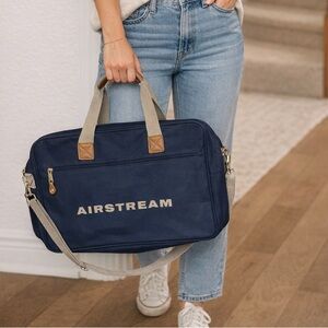 Airstream navy canvas laptop briefcase by Gemline